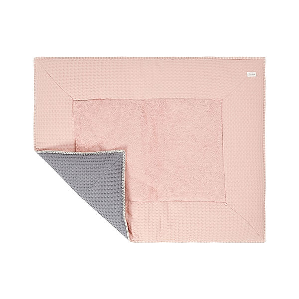 Koeka Krabbeldecke AMSTERDAM (80x100) in shadow pink/steel grey