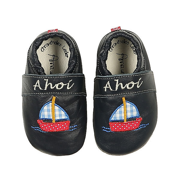 Anna und Paul® Krabbelschuhe AHOI in marine