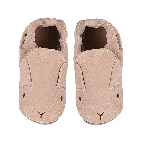 EN FANT Krabbelschuhe HASE in peach whip