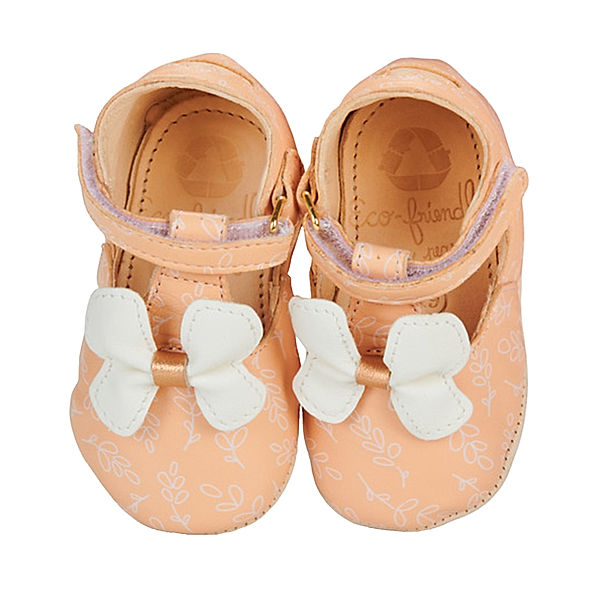 Easy Peasy Krabbelschuhe MY LILLYP PAPILLON VOLANT LAVENDEL in abricot
