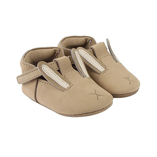 Donsje Krabbelschuhe SPARK CLASSIC - BUNNY in taupe