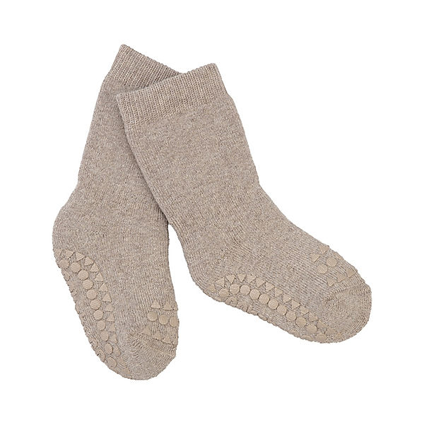 GoBabyGo Krabbelsocken NON-SLIP in sand