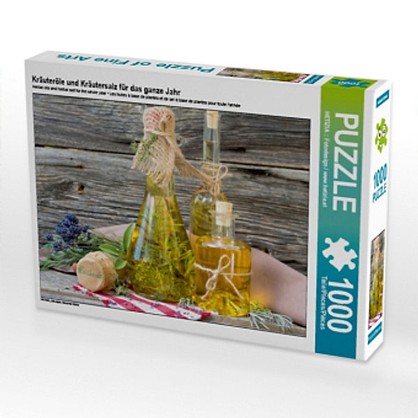 Kräuteröle und Kräutersalz für das ganze Jahr (Puzzle), HETIZIA Fotodesign