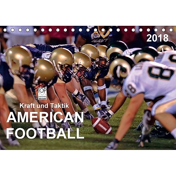 Kraft und Taktik - American Football (Tischkalender 2018 DIN A5 quer), Peter Roder