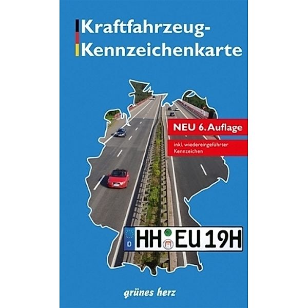 Kraftfahrzeug-Kennzeichenkarte Deutschland