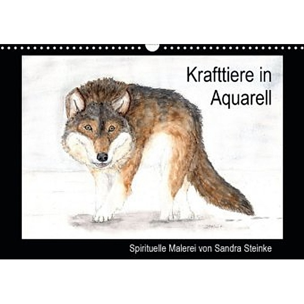 Krafttiere in Aquarell (Wandkalender 2020 DIN A3 quer), Sandra Steinke