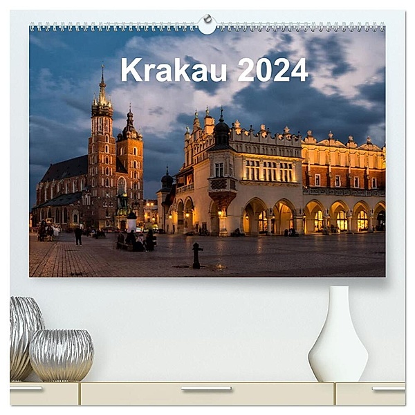 Krakau - die schönste Stadt Polens (hochwertiger Premium Wandkalender 2024 DIN A2 quer), Kunstdruck in Hochglanz, Oliver Nowak