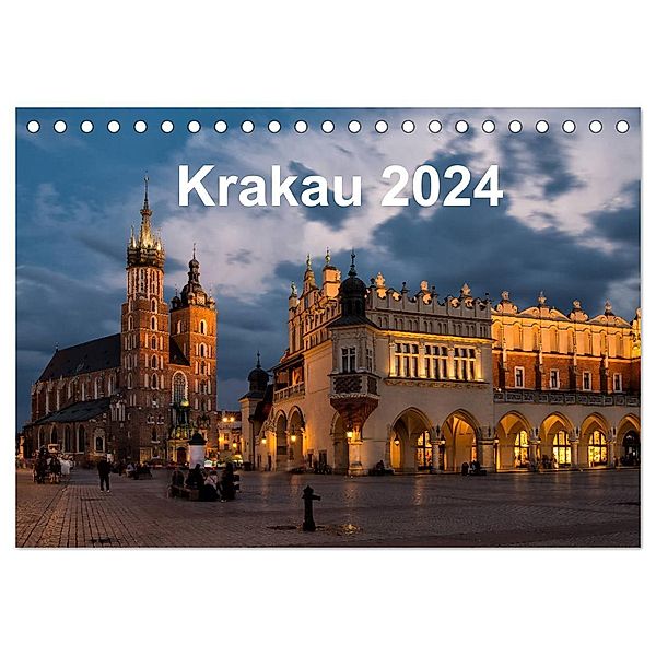 Krakau - die schönste Stadt Polens (Tischkalender 2024 DIN A5 quer), CALVENDO Monatskalender, Oliver Nowak