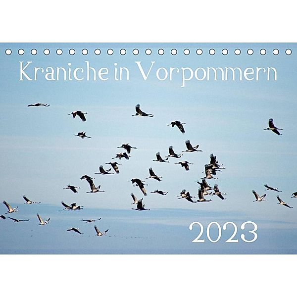 Kraniche in Vorpommern (Tischkalender 2023 DIN A5 quer), Siegfried Reinhold