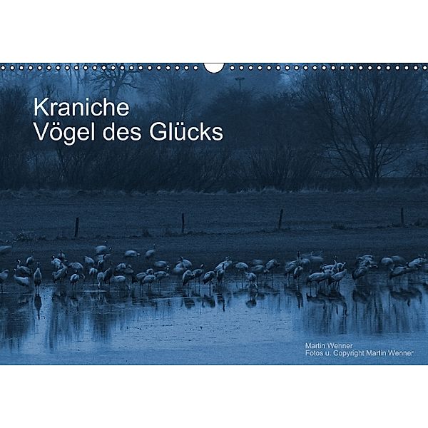 Kraniche (Wandkalender 2014 DIN A4 quer), Martin Wenner