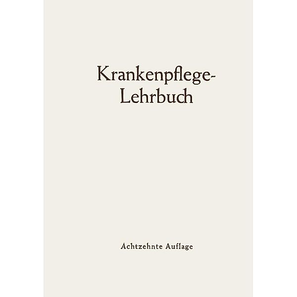 Krankenpflege-Lehrbuch