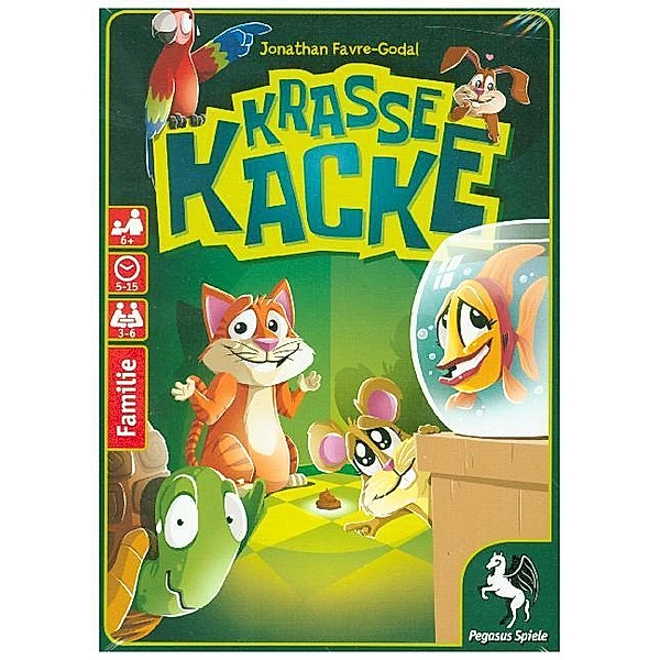 Pegasus Spiele Krasse Kacke (Spiel), Jonathan Favre-Godal