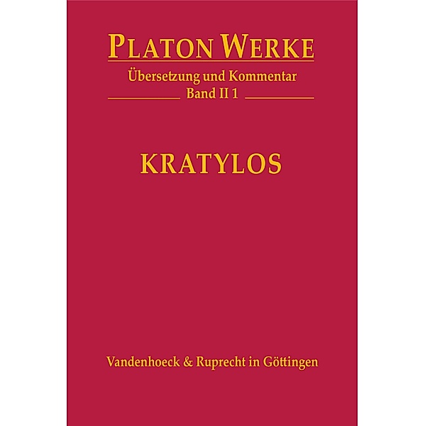 Kratylos / Platon Werke, Platon