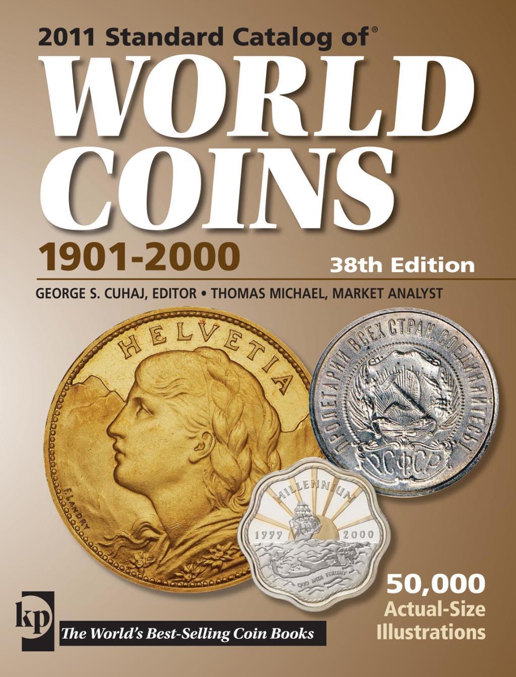 アンティーク コイン カタログ 本 World Coins 1901-2000 - 本