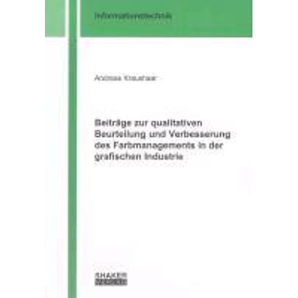 Kraushaar, A: Beiträge zur qualitativen Beurteilung und Verb, Andreas Kraushaar