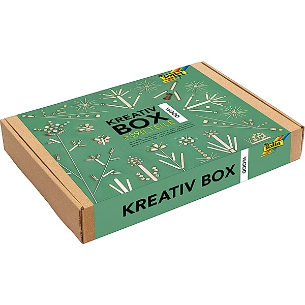 folia Kreativ-Box WOOD 590-teilig