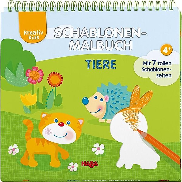 Kreativ Kids Schablonen-Malbuch Tiere, Jutta Neundorfer