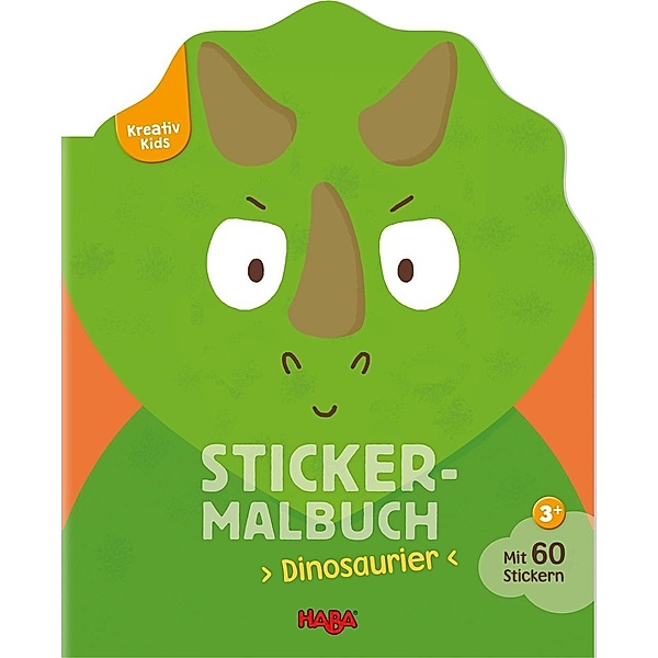 Kreativ Kids Sticker-Malbuch Dinosaurier
