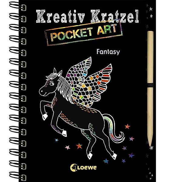 Kreativ-Kratzel Pocket Art - Fantasy