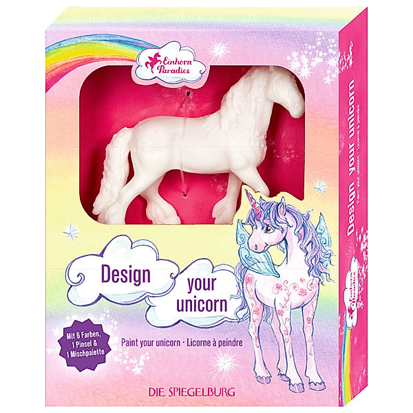 Die Spiegelburg Kreativ-Malset EINHORN PARADIES - DESIGN YOUR UNICORN