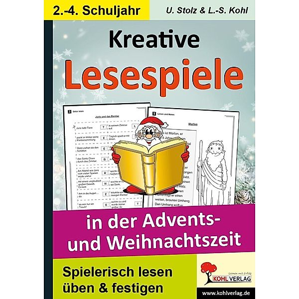 Kreative Lesespiele in der Advents- und Weihnachtszeit, Ulrike Stolz, Lynn-Sven Kohl