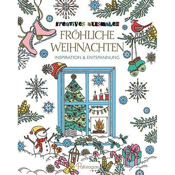 Kreatives ausmalen - Fröhliche Weihnachten