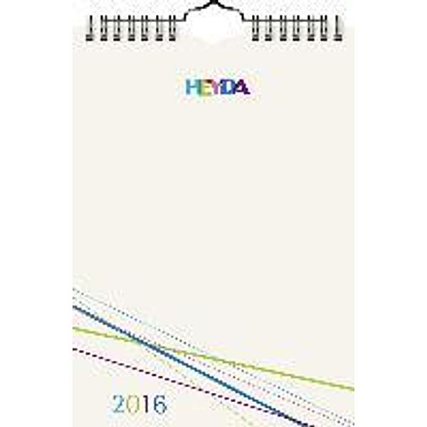 Kreativkalender 2016 A5 beige