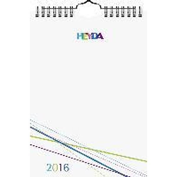 Kreativkalender 2016 A5 weiß