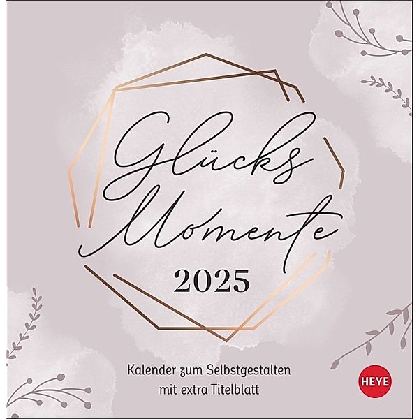 Kreativkalender zum Aufstellen Glücksmomente 2025