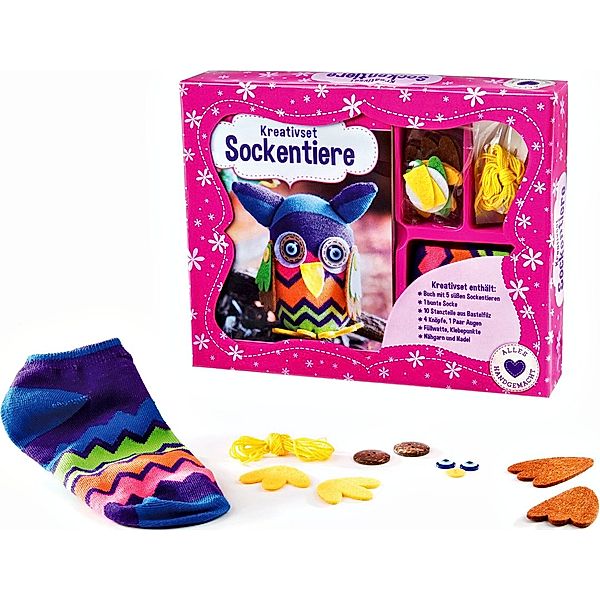 Kreativset Sockentiere - Niedliche Sockentiere selber nähen