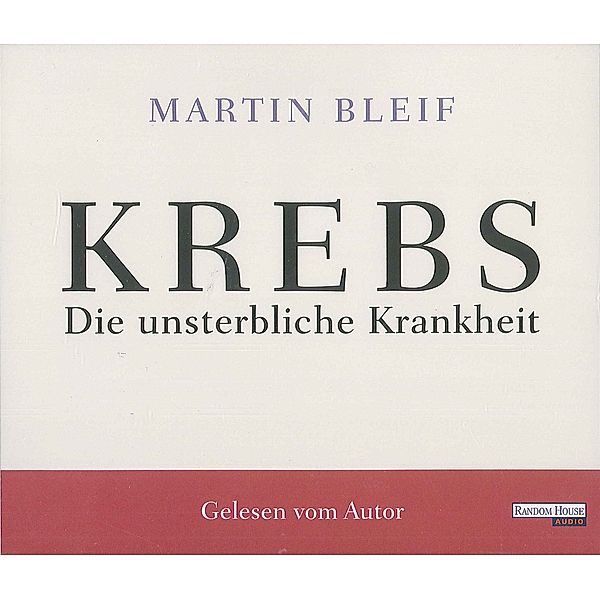 Krebs, 4 Audio-CDs, Martin Bleif