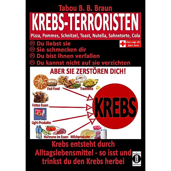 Krebs-Terroristen: Pizza, Pommes, Schnitzel, Toast, Nutella, Sahnetorte, Cola, Tabou B. B. Braun