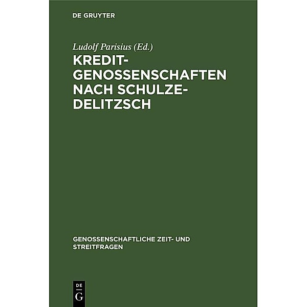 Kreditgenossenschaften nach Schulze-Delitzsch