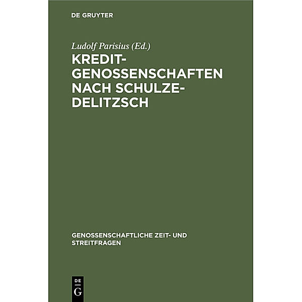 Kreditgenossenschaften nach Schulze-Delitzsch