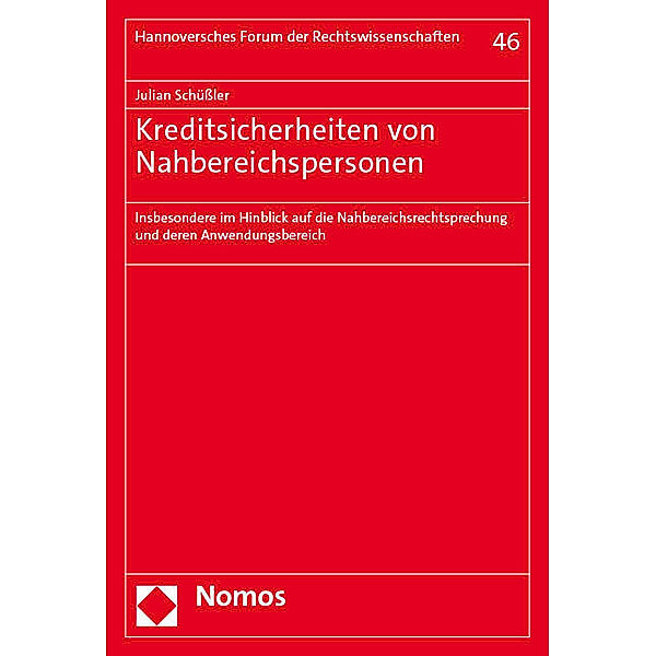 Kreditsicherheiten von Nahbereichspersonen, Julian Schüßler