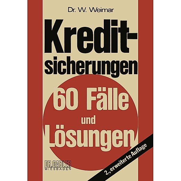 Kreditsicherungen, Wilhelm Weimar