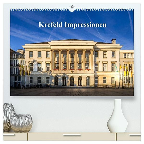 Krefeld Impressionen (hochwertiger Premium Wandkalender 2025 DIN A2 quer), Kunstdruck in Hochglanz, Calvendo, Michael Fahrenbach