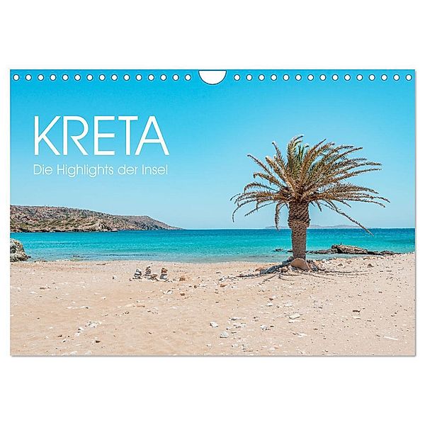 Kreta - Die Highlights der Insel (Wandkalender 2024 DIN A4 quer), CALVENDO Monatskalender, Thomas / Jastram, Elisabeth Jastram