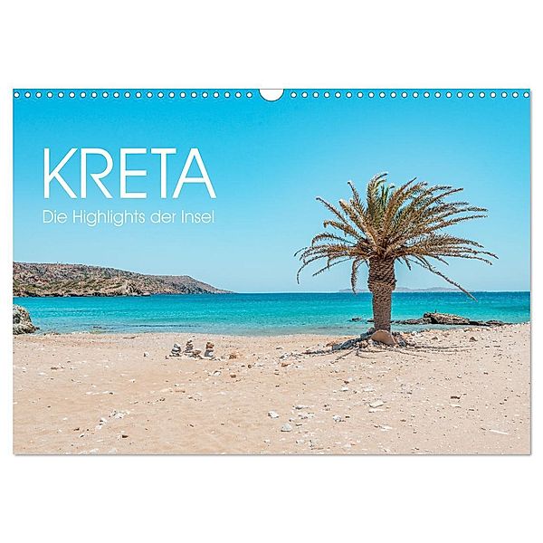 Kreta - Die Highlights der Insel (Wandkalender 2025 DIN A3 quer), CALVENDO Monatskalender, Calvendo, Thomas / Jastram, Elisabeth Jastram