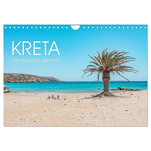 Kreta - Die Highlights der Insel (Wandkalender 2025 DIN A4 quer), CALVENDO Monatskalender, Calvendo, Thomas / Jastram, Elisabeth Jastram