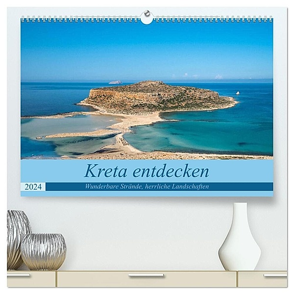 Kreta entdecken (hochwertiger Premium Wandkalender 2024 DIN A2 quer), Kunstdruck in Hochglanz, Birgit Matejka