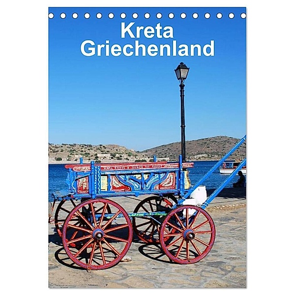 Kreta Griechenland (Tischkalender 2024 DIN A5 hoch), CALVENDO Monatskalender, Peter Schneider