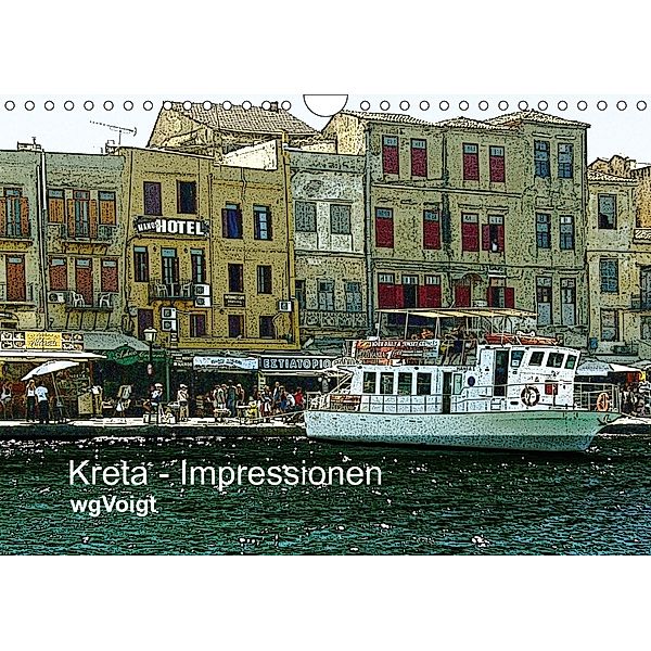 Kreta-Impressionen (Wandkalender 2018 DIN A4 quer), wgVoigt