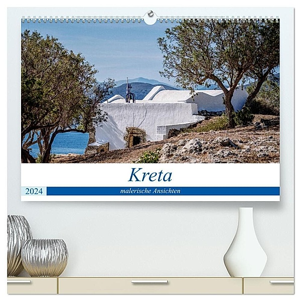 Kreta - malerische Ansichten (hochwertiger Premium Wandkalender 2024 DIN A2 quer), Kunstdruck in Hochglanz, Nailia Schwarz