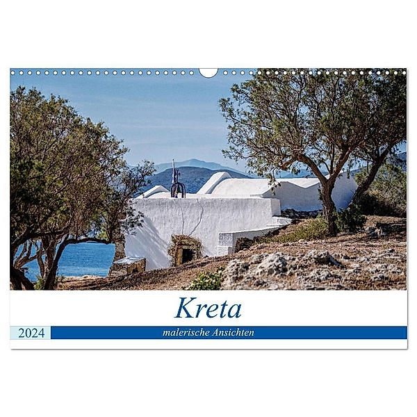 Kreta - malerische Ansichten (Wandkalender 2024 DIN A3 quer), CALVENDO Monatskalender, Nailia Schwarz