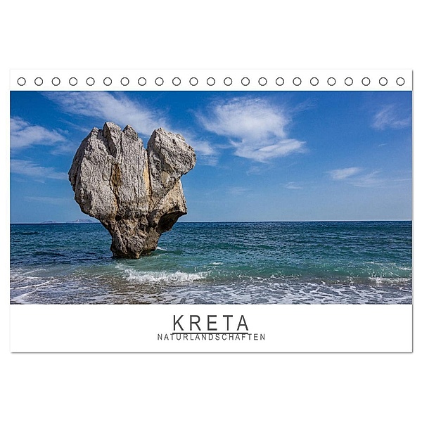 Kreta - Naturlandschaften (Tischkalender 2024 DIN A5 quer), CALVENDO Monatskalender, Stephan Knödler