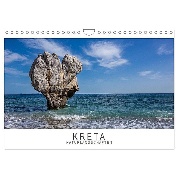 Kreta - Naturlandschaften (Wandkalender 2024 DIN A4 quer), CALVENDO Monatskalender, Stephan Knödler