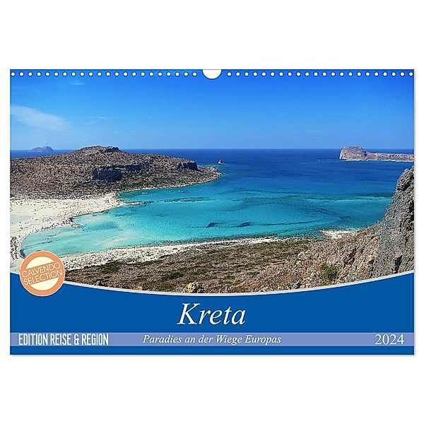 Kreta - Paradies an der Wiege Europas (Wandkalender 2024 DIN A3 quer), CALVENDO Monatskalender, Cristina Wilson Kunstmotivation GbR