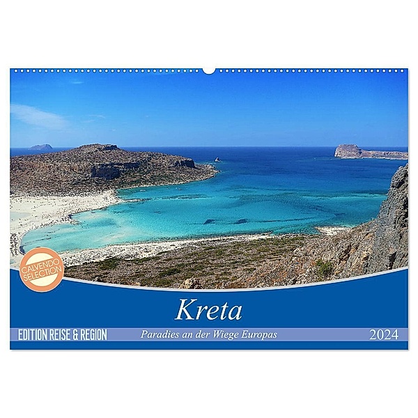 Kreta - Paradies an der Wiege Europas (Wandkalender 2024 DIN A2 quer), CALVENDO Monatskalender, Cristina Wilson Kunstmotivation GbR