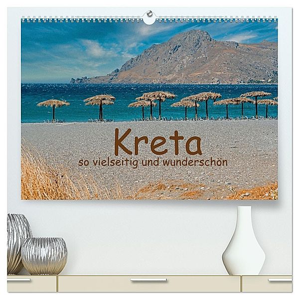 Kreta so vielseitig und wunderschön (hochwertiger Premium Wandkalender 2025 DIN A2 quer), Kunstdruck in Hochglanz, Calvendo, Sarnade